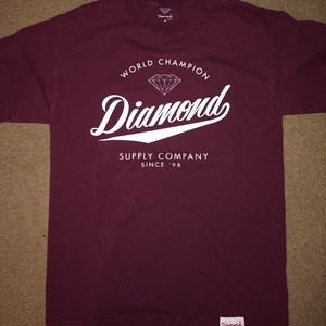 Maroon Diamond T-Shirt